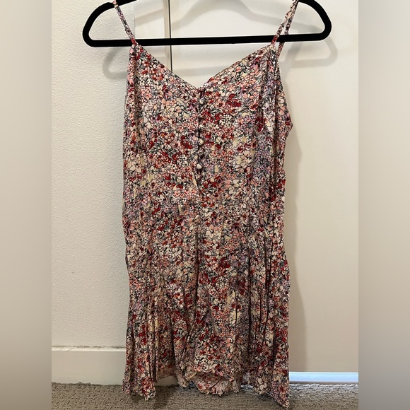 ANGIE Amelle Floral Button Romper Sz XL - Picture 3 of 10